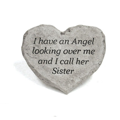 Heart Stone Memorial For Sister