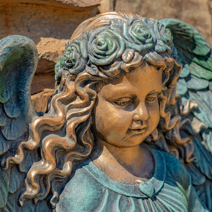 Heavenly Cherub Wall Planter Sculpture