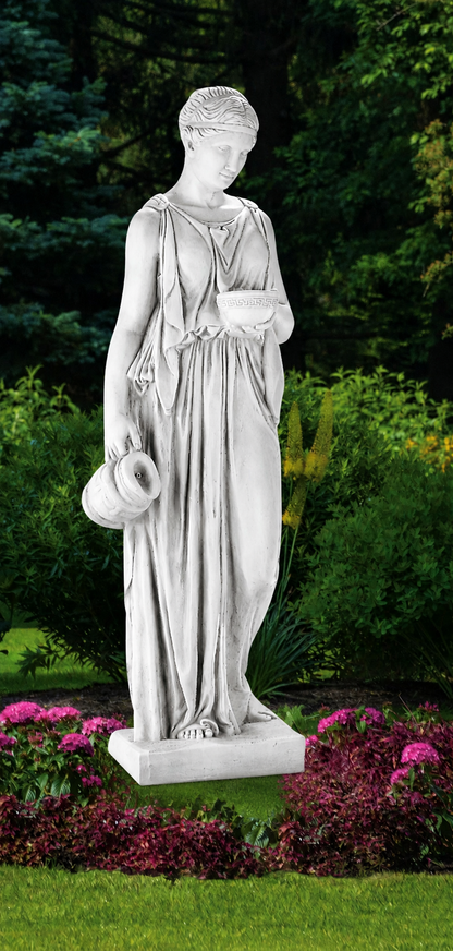 Goddess Hebe the Goddess of Youth by Bertel Thorvaldsen life size sculpture 