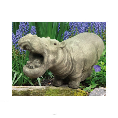 Hippo Pipe Sculpture Water Feature Pond Sculpture