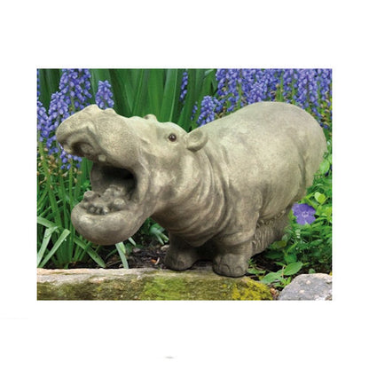 Hippo Pipe Sculpture Water Feature Pond Sculpture