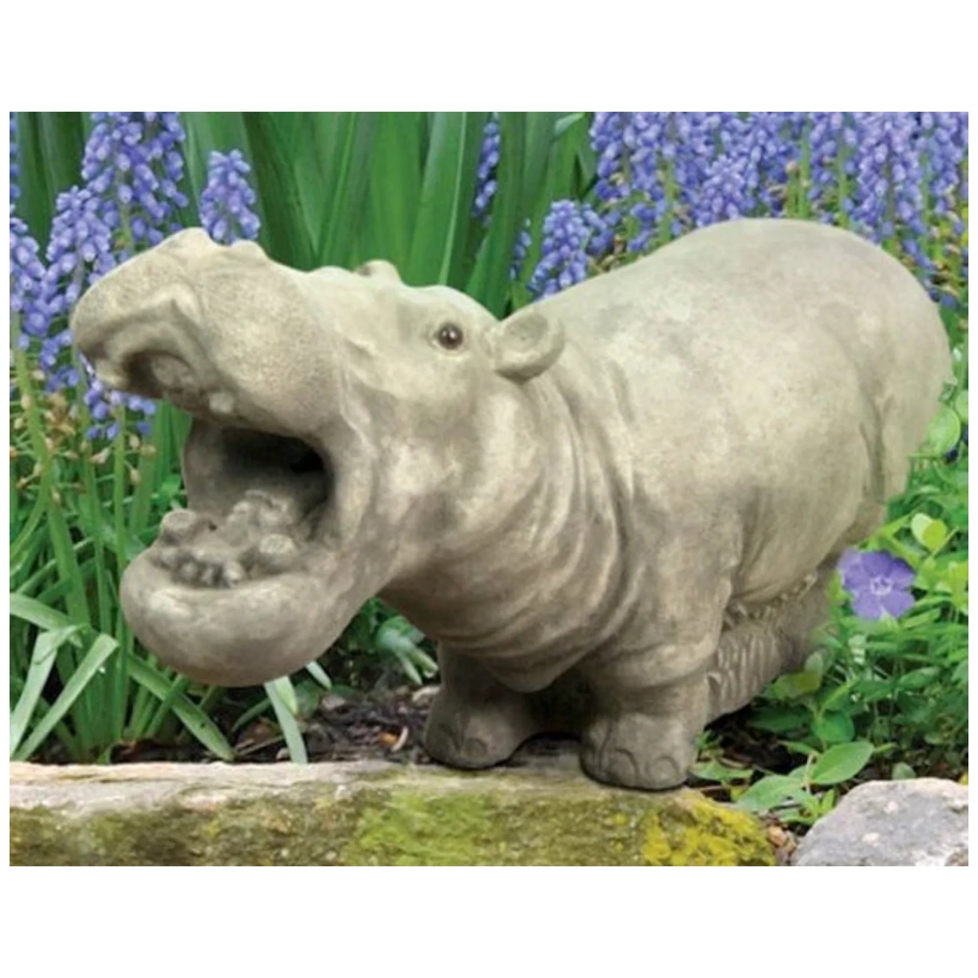 Hippo Pipe Sculpture Water Feature Pond Sculpture
