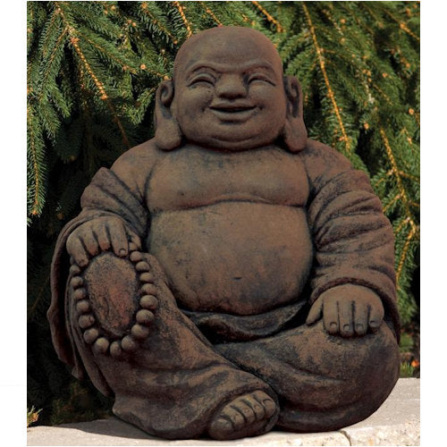 Hotei Sitting Laughing Buddha Statue 18" High