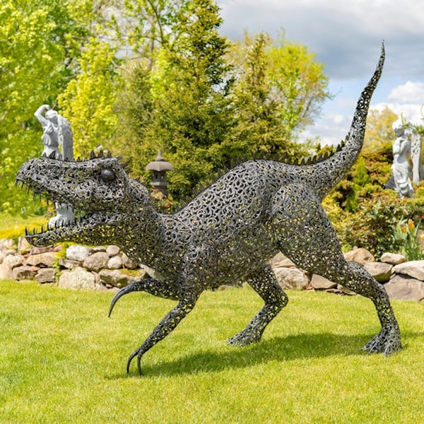 Tyrannosaurus Metal Dinosaur Sculpture Giant Outdoor Huge Statue