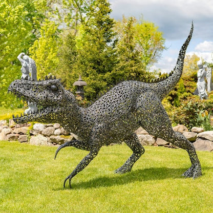 Tyrannosaurus Metal Dinosaur Sculpture Giant Outdoor Huge Statue