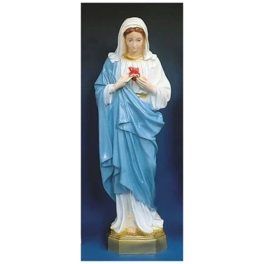 Church replica Immaculate Heart Of Mary Statue