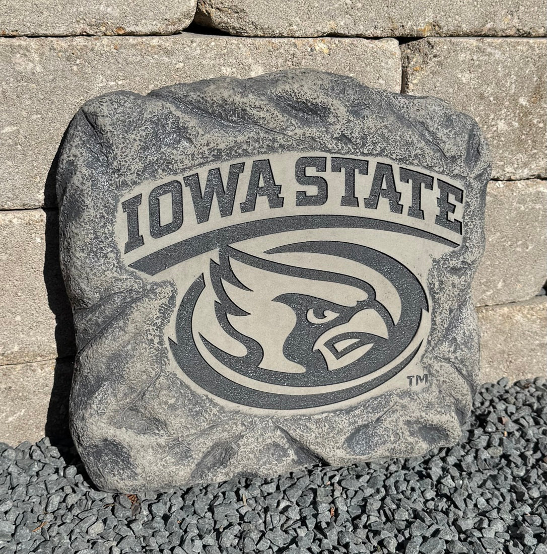 Iowa State Cyclones Logo Stepping Stone bird sculpture
