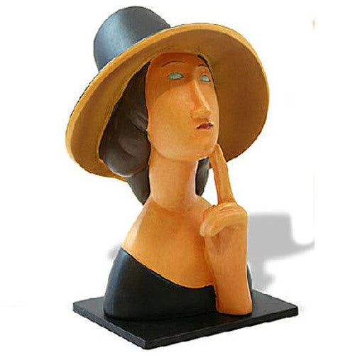 Jeanne Hebuterne By Modigliani Portrait Statue Inspired Artist Art