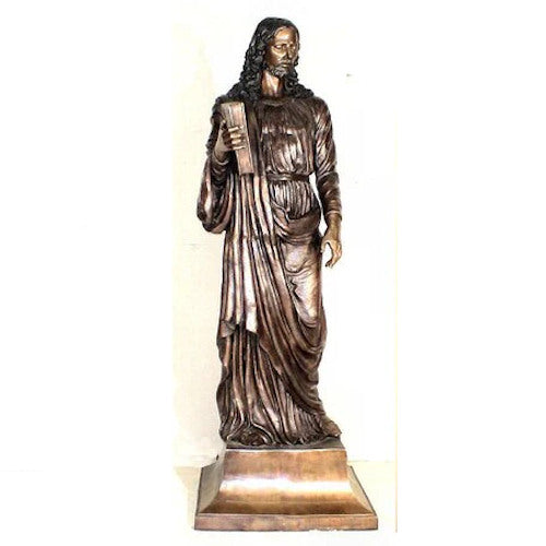 Joseph With Bible 90" H Life Size Bronze