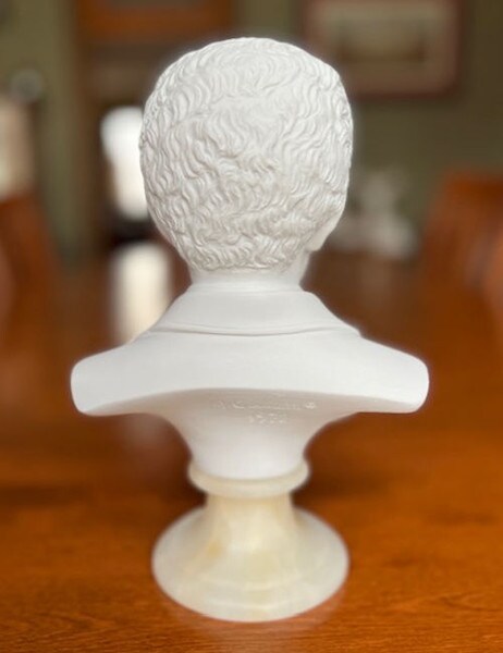 Johann  Strauss Bust Marble Statue Portrait Sculptures Conductor Music