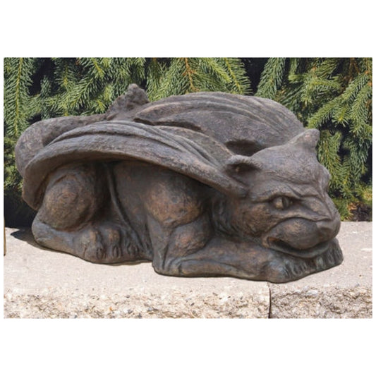 Jonas Couching Gargoyle Garden Statue Devilish looking sculpture