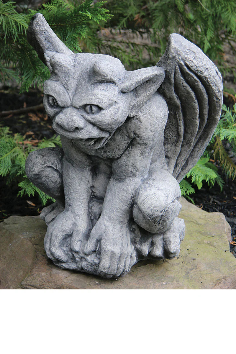 Jonas Sitting Gargoyle Garden Statue Stone High Quality Statuary for your outdoor setting