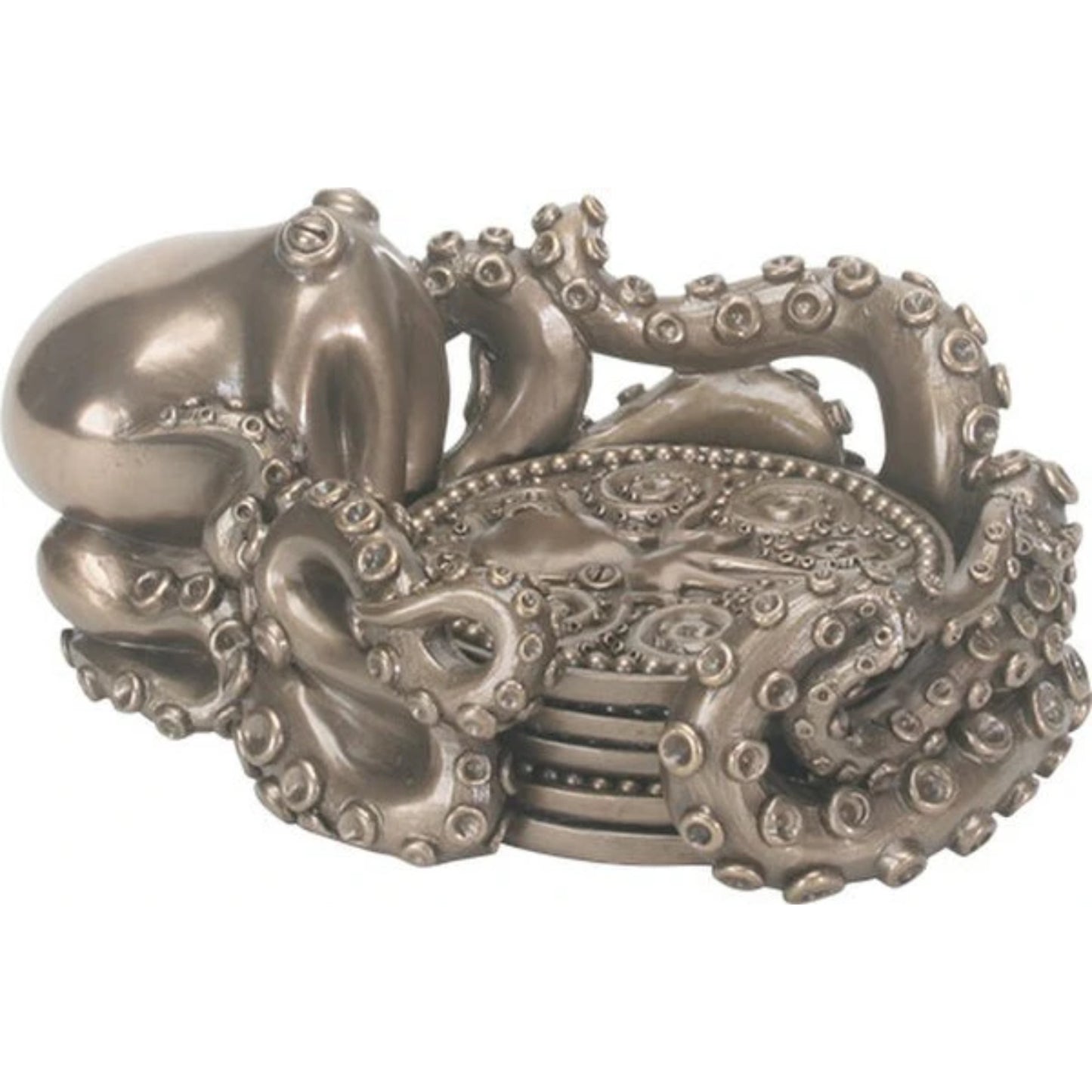 Kraken Coaster Holder Sculpture Giant Squid