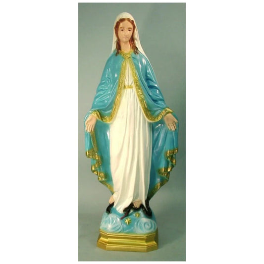 Lady Of Grace Color 24" High Statue