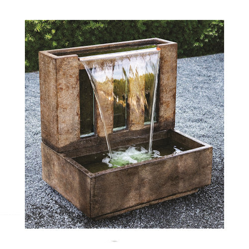 Laguna Wall Fountain Copper Spillway