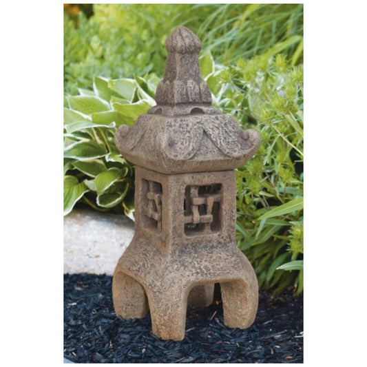 Classical Asian Lantern Sculpture Garden 26" High
