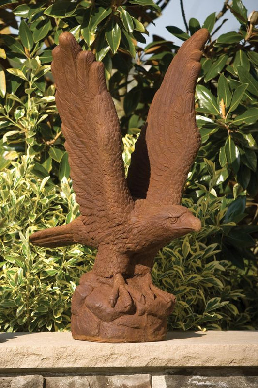 Liberty Wings Eagle Garden Sculpture Patriot American Made Pride Statue