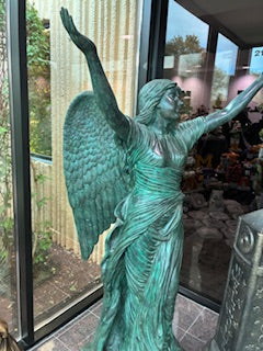 Celestine Life-Size Angel Bronze Sculpture 73" High