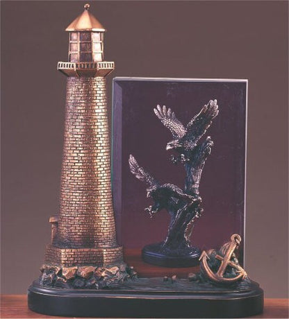 lighthouse Awards Glass Trophies Statue Inspirational group statue picture frame