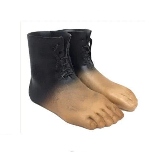 boots then feet inspired by Le Modele rouge Rene Magritte figurines