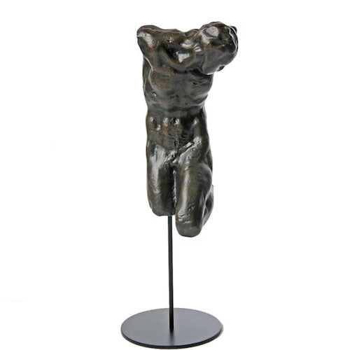 Back View Sinner on the Cross Michelangelo archetype Twisted Torso