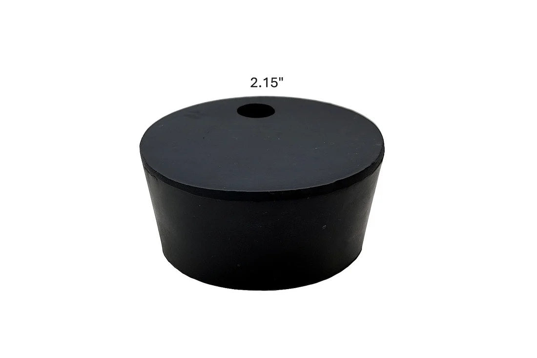 Massarelli fountain replacement plug approximately 2.15 inches wide rubber stopper