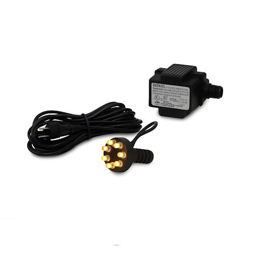 Replacement lighting for compatible Massarelli fountains