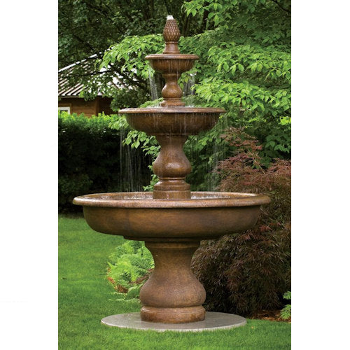 Monticello Cement Garden Fountain 107.75" High