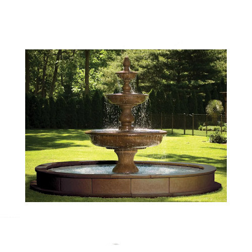 Monticello Fountain On 12' Pool Estate Grand