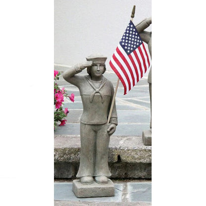 Navy Woman Armed Forces Statue 26" H