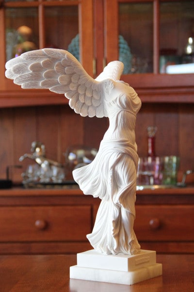 Nike Of Samothrace / Winged Victory 16 inches tall made in Italy Sculpture