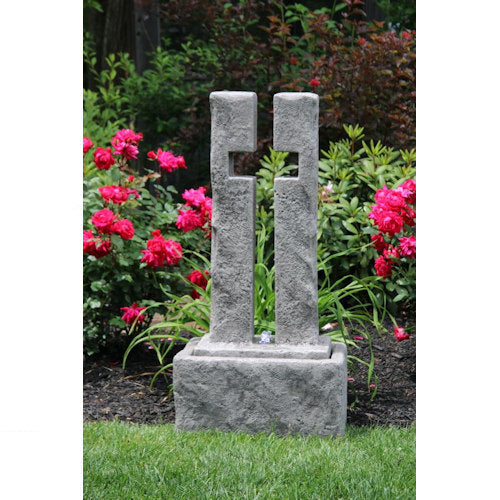 Open Cross Fountain Sculpture