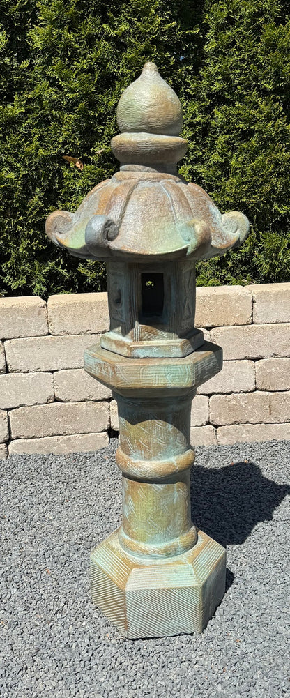 Imperial Garden Lantern Sculpture Asian Outdoor Statuary