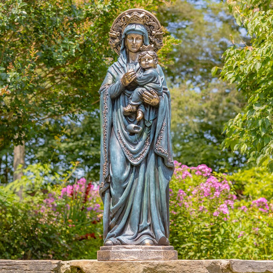 Our Lady of Perpetual Help Garden Statue – 48” Tall Sacred Sculpture