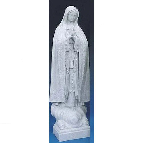 Our Lady Of Fatima Sculpture Granite Statue Outdoor Religious Mother Mary