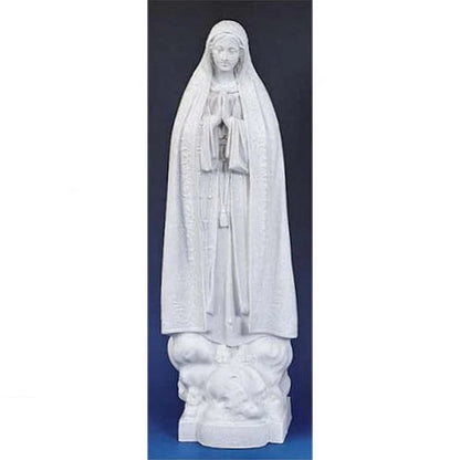 Our Lady Of Fatima faux garden sculpture outdoor  religious figurine