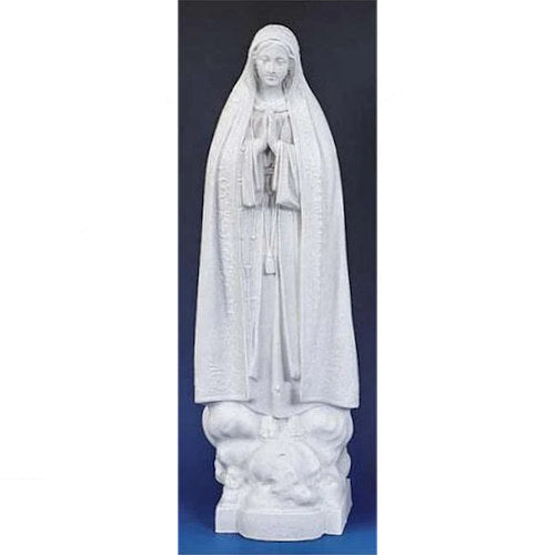 Our Lady Of Fatima faux garden sculpture outdoor  religious figurine
