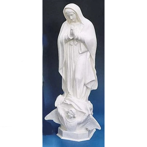 Our Lady Of Guadalupe Garden Statue White for your outdoor religious spaces