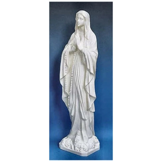 Our Lady Of Lourdes White 24" High