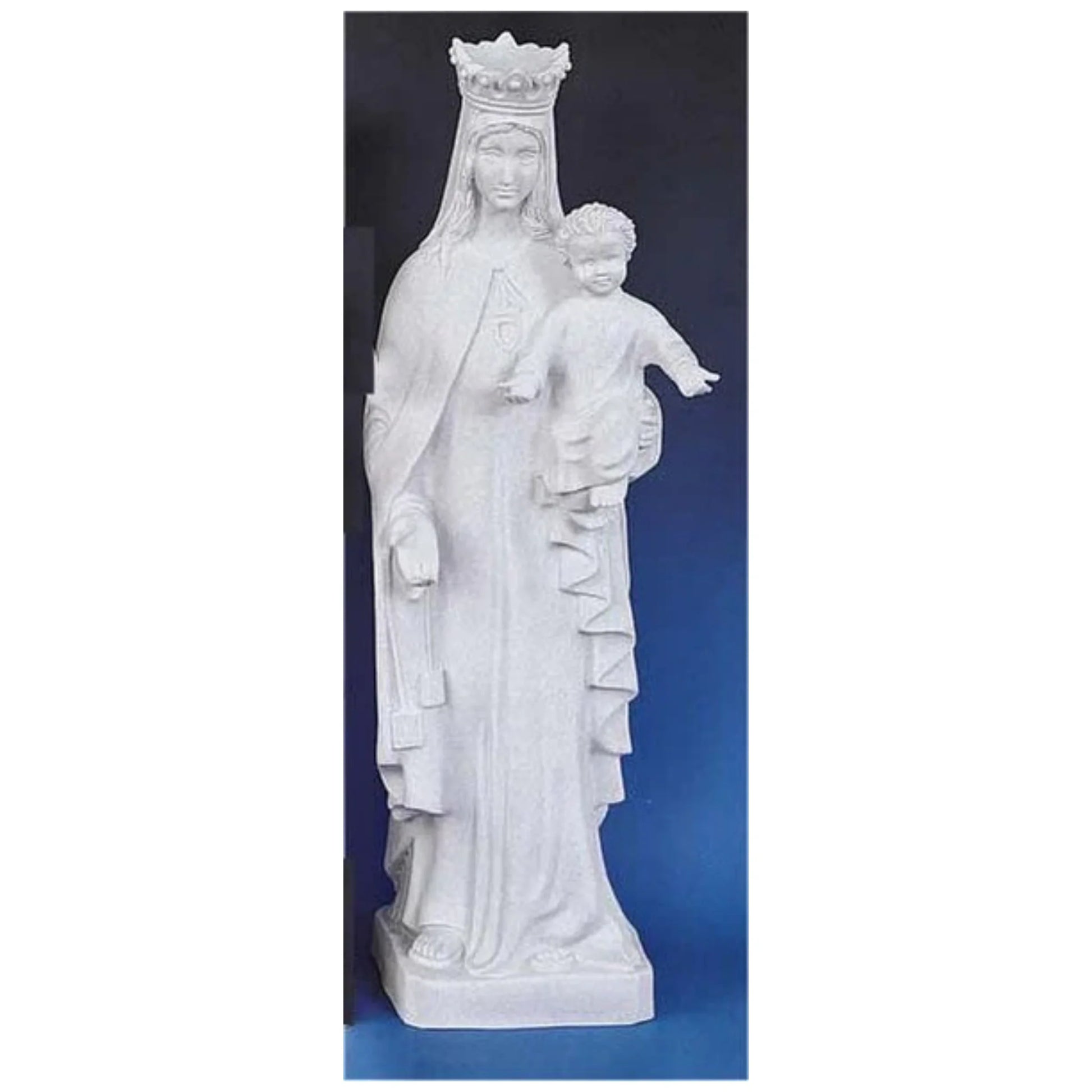 Our Lady Of Mercy Granite Statue 24" High