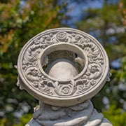 Back of Halo Our Lady of Perpetual Help Statue – Antique Grey Religious Art