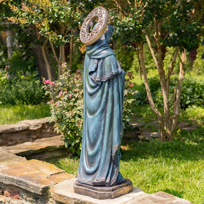 Our Lady of Perpetual Help Religious Garden Sculpture back view of life size  statue