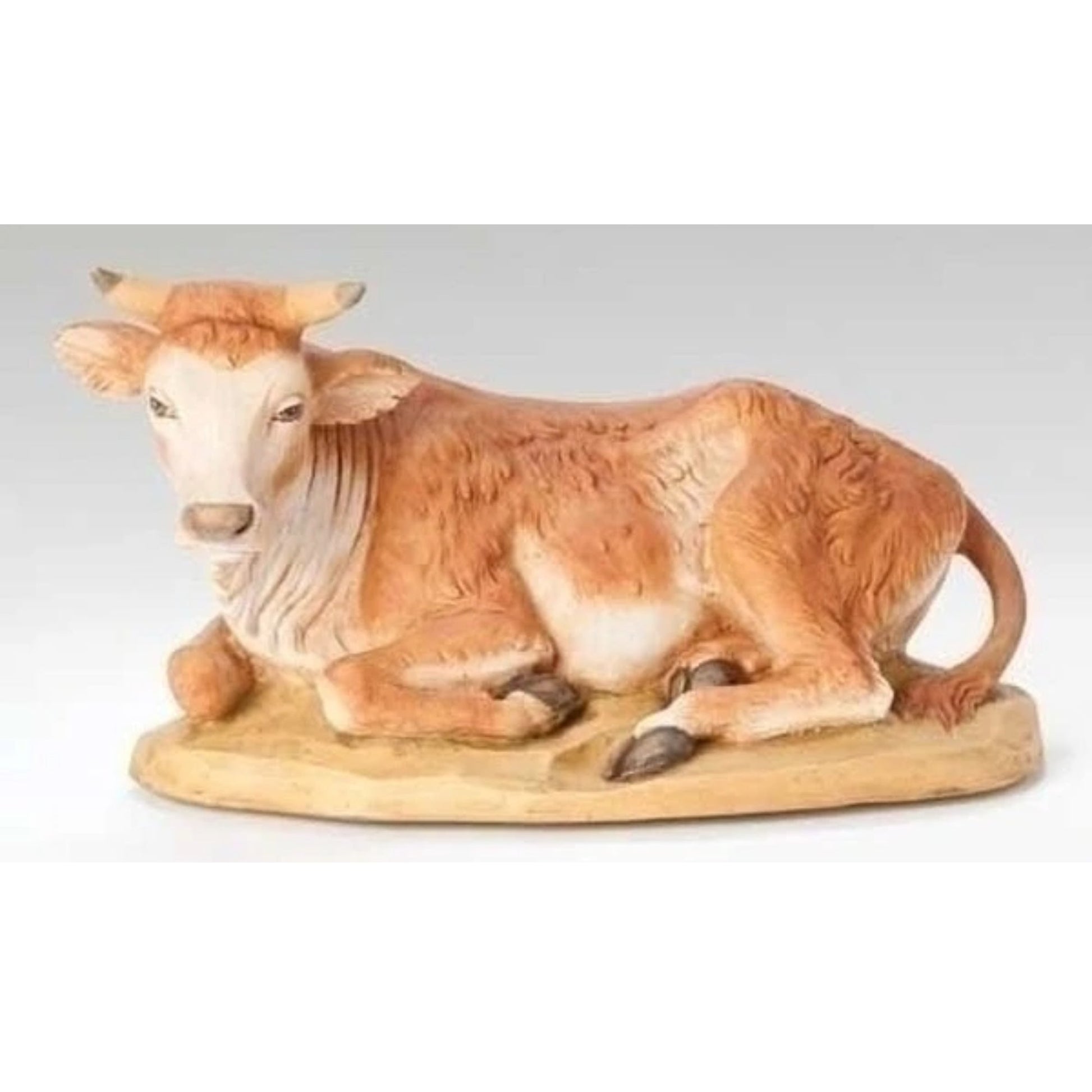 Catholic Cow Oxen Nativity Sculpture Resing Statuary Fontanini Large