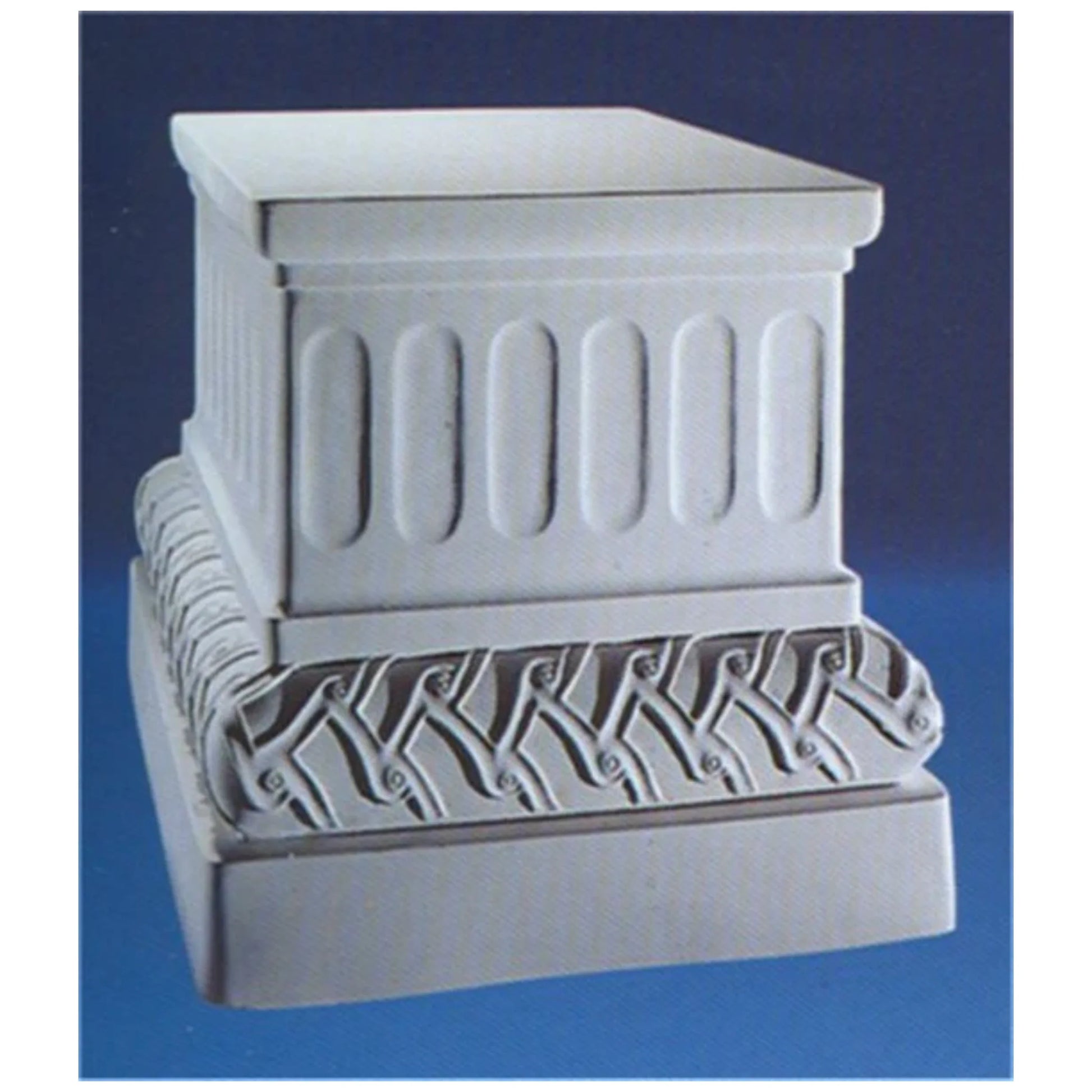 Carrara Marble Pedestal for Statues – 20" High