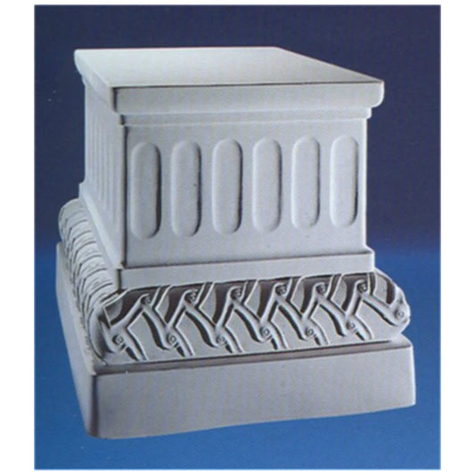 Carrara Marble Pedestal for Statues – 20" High
