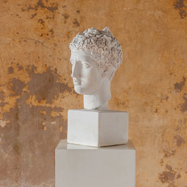 Perseus Art Grade Plaster Bust sculpture Drawing Cast Greek Artist