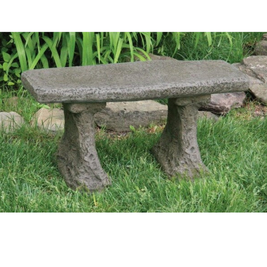 Petite Cement Garden Bench