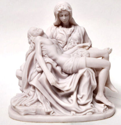 Pieta By Michelangelo Sculpture Reproduction Cold Cast Marble Statue