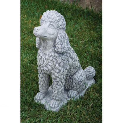 Poodle Life-size Dog Sculpture 18" High Made in American Garden Statue