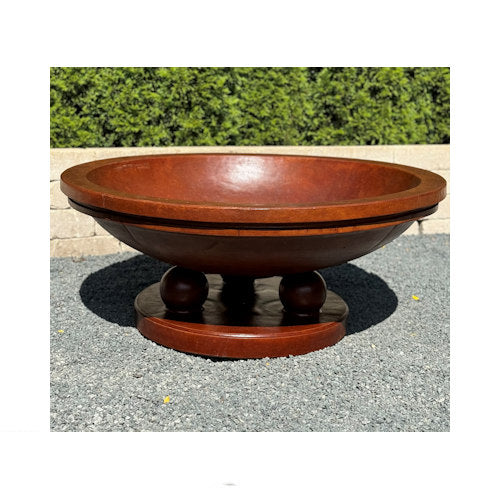 Spheres Dish Planter large scale low bowl decorative cast stone urn